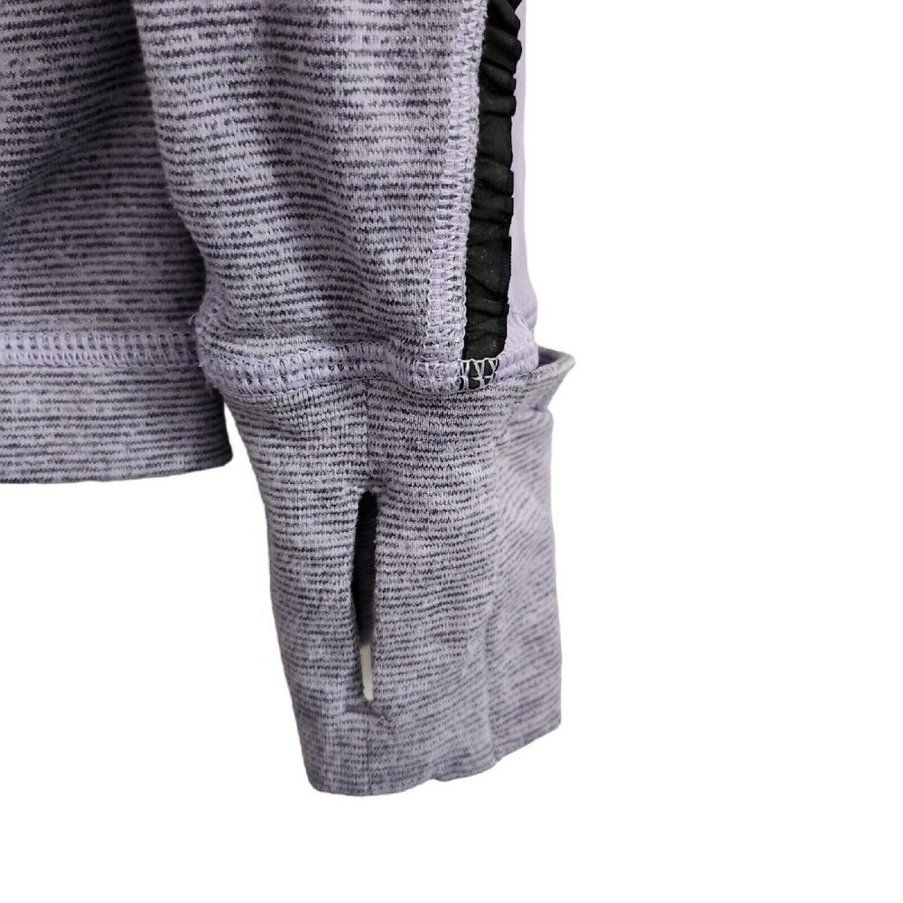 Lululemon Sweater 8 Womens Run Full Tilt Pullover 1/4 Zip Lavendar Heathered Gym - Picture 5 of 15